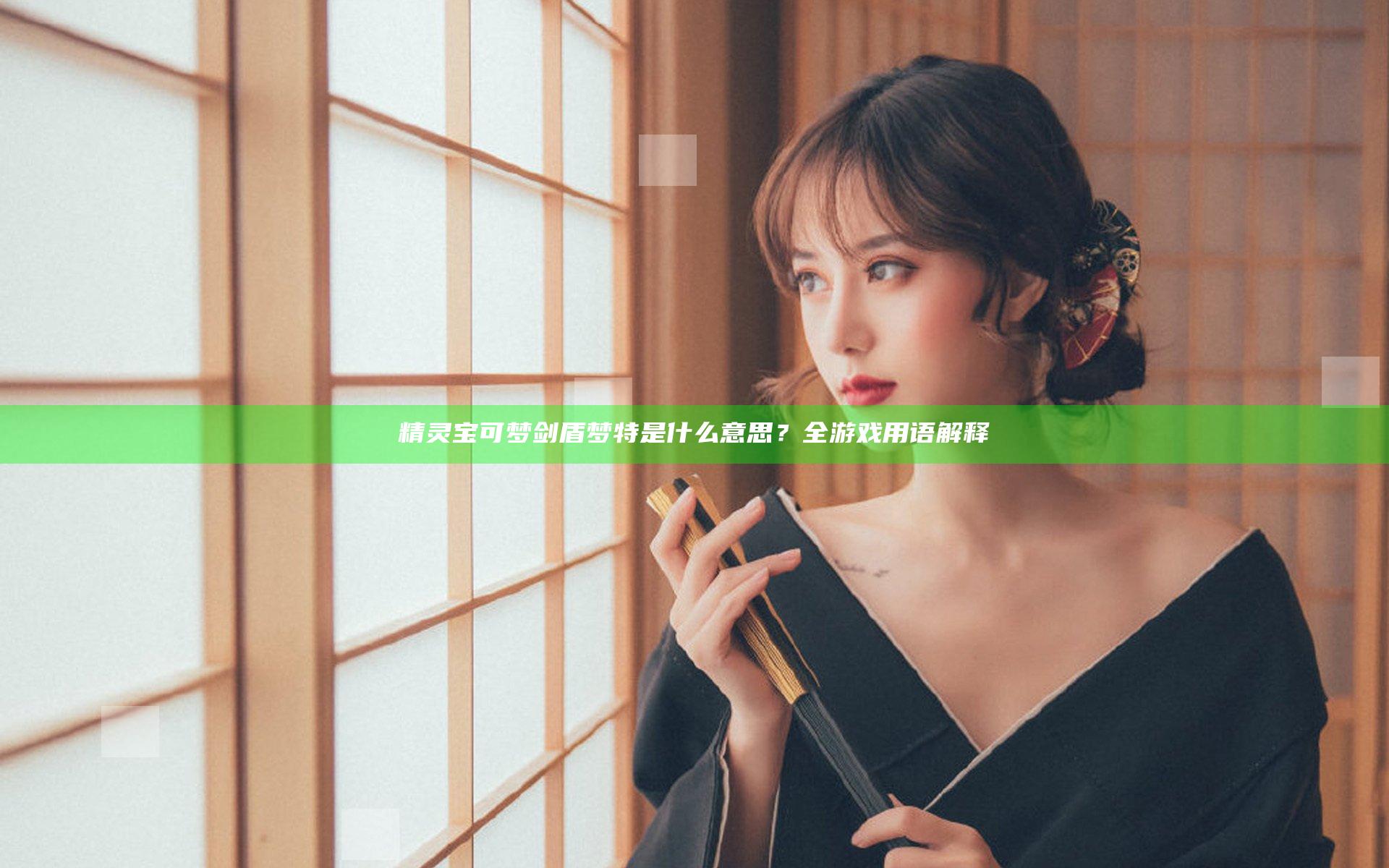 精灵宝可梦剑盾梦特是什么意思？全游戏用语解释